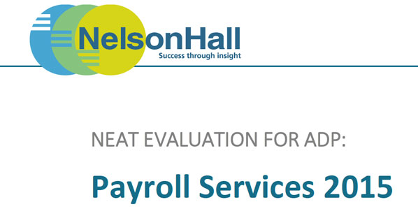 NelsonHall NEAT Evaluation for ADP